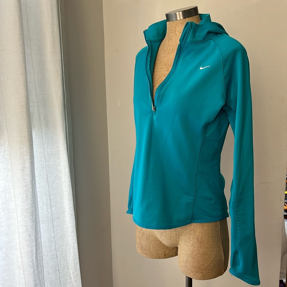 Electric blue women’s Nike hoodie
